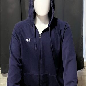 Under Armour Dark Blue Full-Zip Hoodie 3XL